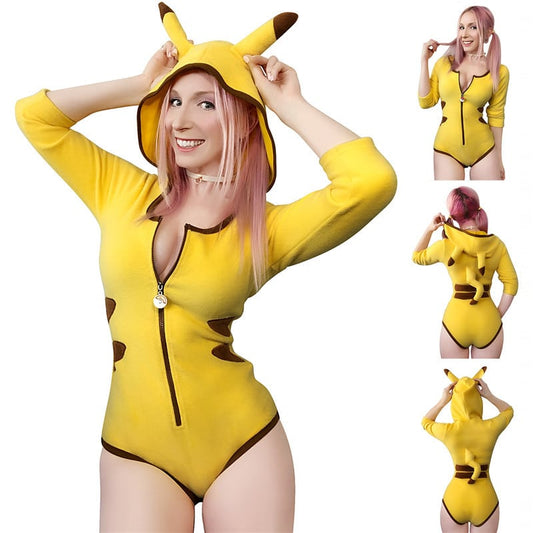 I Choose You Onesie Bodysuit female model front and back view