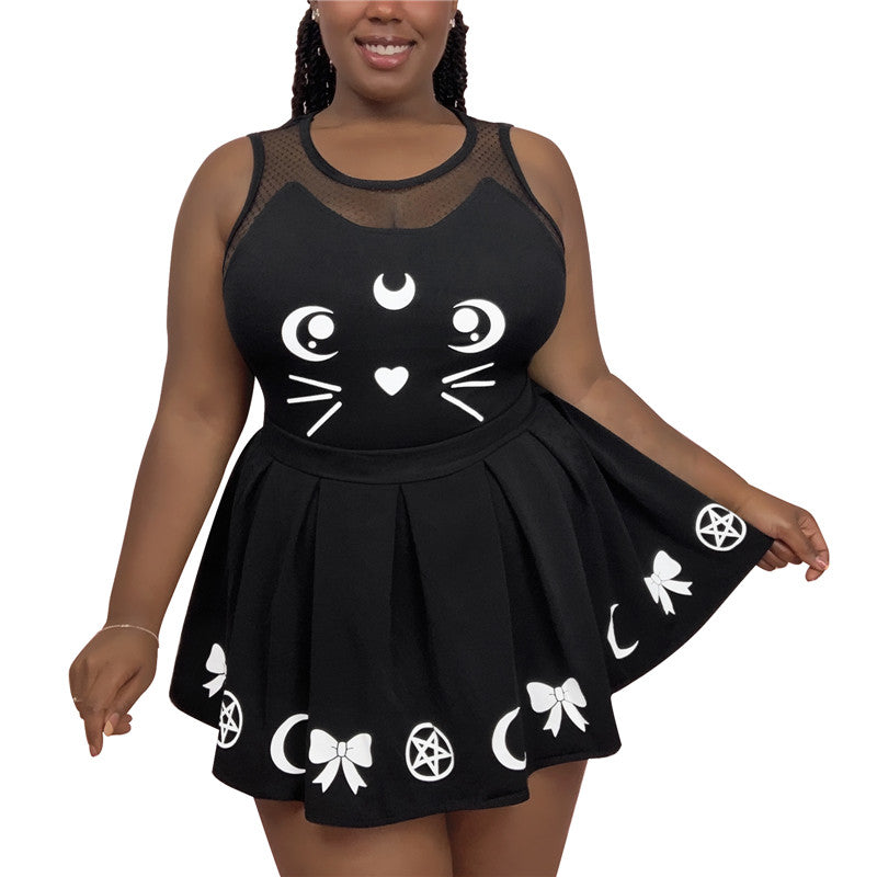 Little for Big Luna Onesie Skirt Set