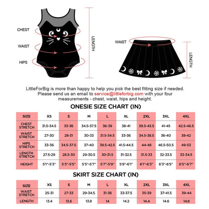 Little for Big Luna Onesie Skirt Set