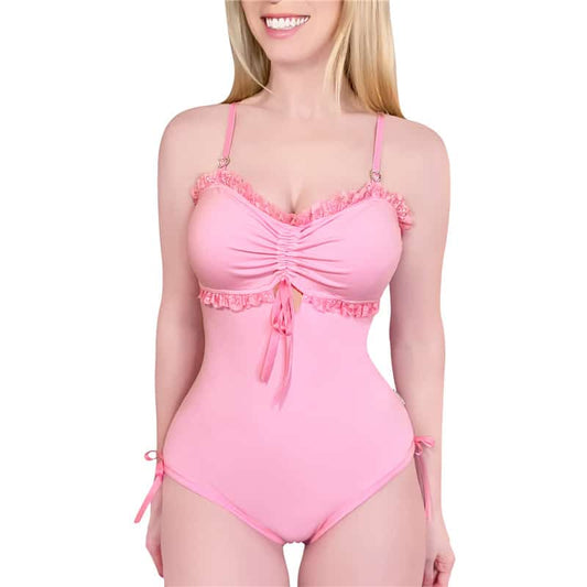 Sugar Baby camisol babydoll v neck bodysuit lingerie bodycon Onesie