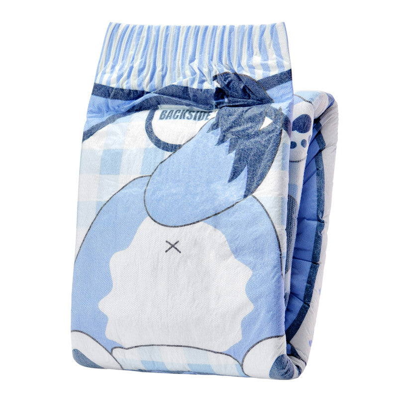 Little for Big Little Blue BabyFur Cloth Back Diapers 10 Pieces Pack