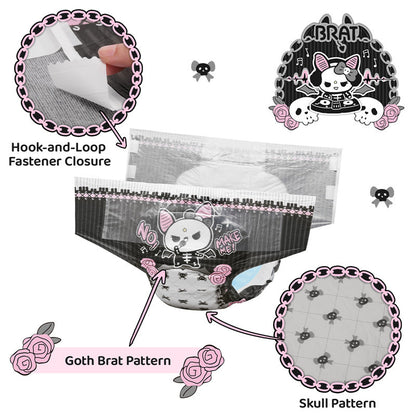 Little for Big Goth BRAT Ultra Absorbent Diapers 10 pack