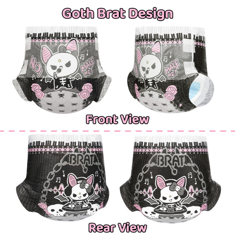 Little for Big Goth BRAT Ultra Absorbent Diapers 10 pack