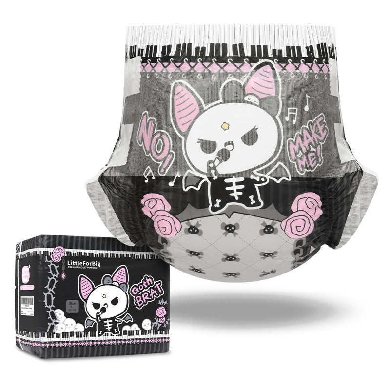 Little for Big Goth BRAT Ultra Absorbent Diapers 10 pack