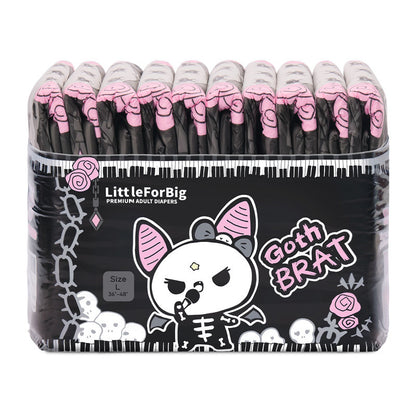 Little for Big Goth BRAT Ultra Absorbent Diapers 10 pack