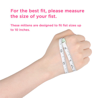 Little for Big Adult Baby Soft Padded Mittens