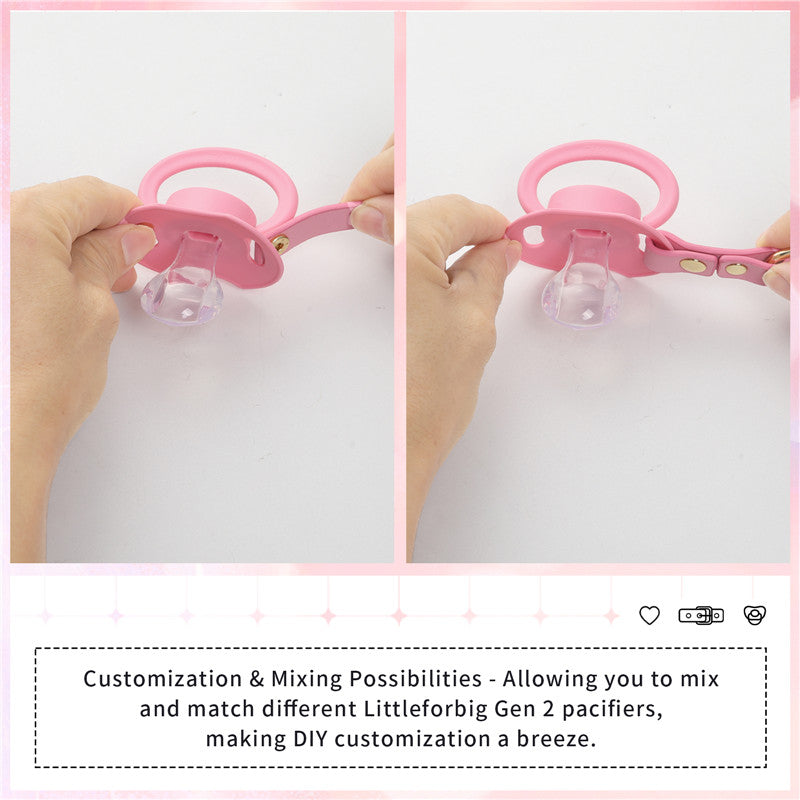 Little for Big Gen II Pacifier & Gag Set