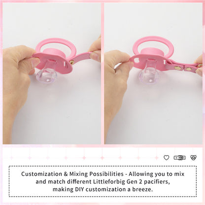 Little for Big Gen II Pacifier & Gag Set