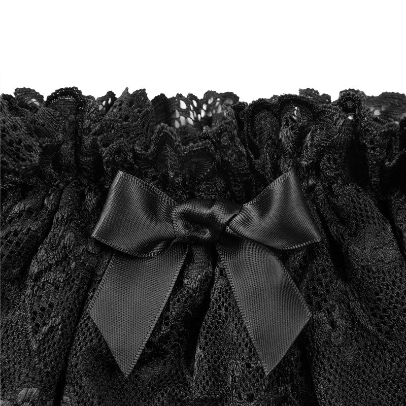 Little for Big Sissy University Lace Skirted Thong Pantie