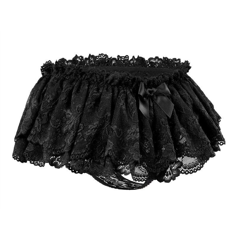 Little for Big Sissy University Lace Skirted Thong Pantie