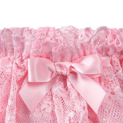 Little for Big Sissy University Lace Skirted Thong Pantie