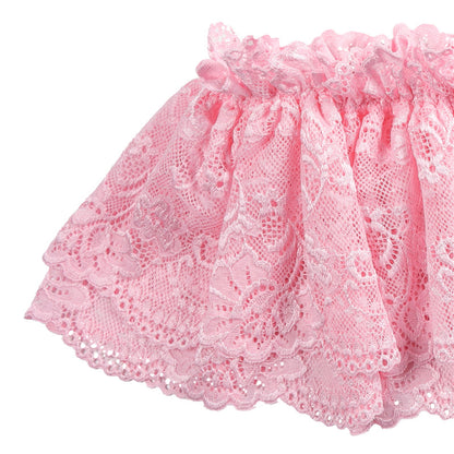 Little for Big Sissy University Lace Skirted Thong Pantie