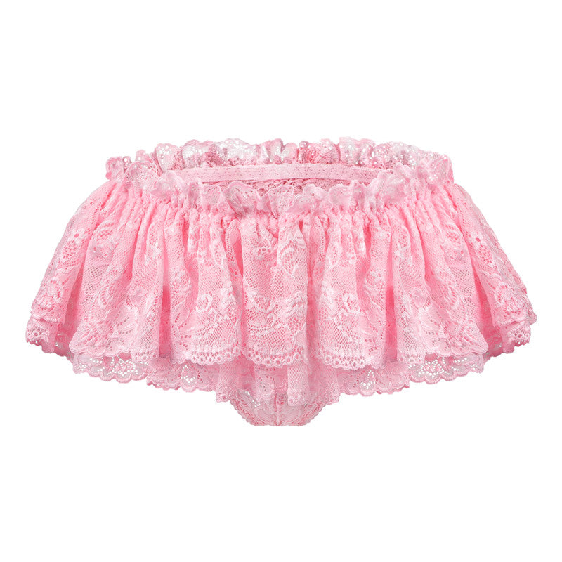 Little for Big Sissy University Lace Skirted Thong Pantie
