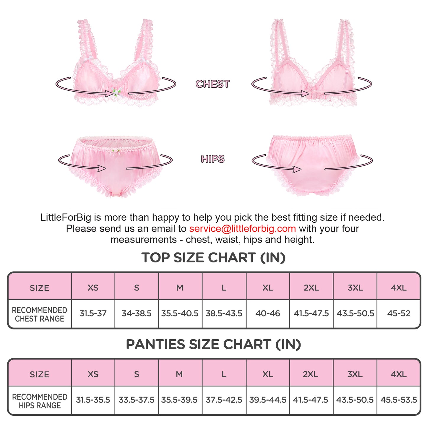 Sissy University Lacy Frill Bralette Set