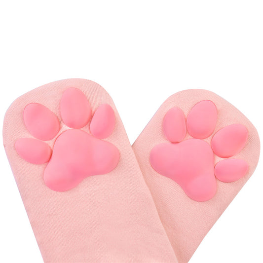 3D Paw Pad Frilled Socks