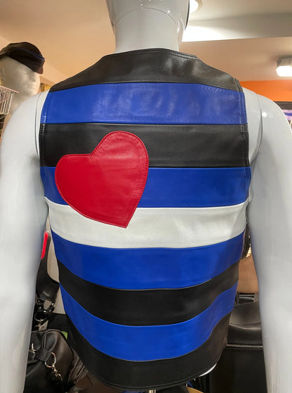 Leather Pride Vest