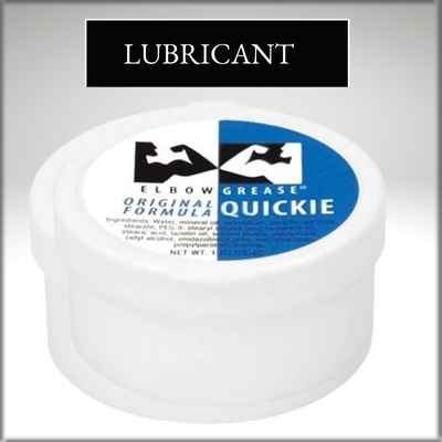White container of Lubricant