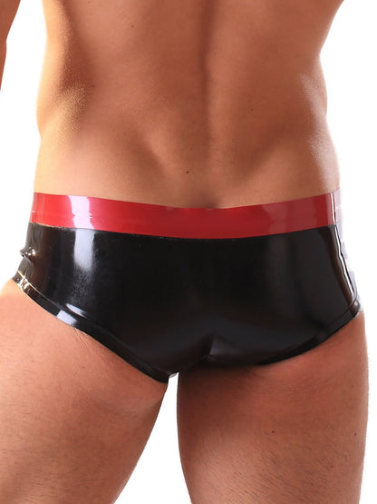 Latex Rubber Contrast Pants
