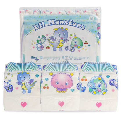 NEW: Rearz Lil' Monsters Retro Adult Diapers