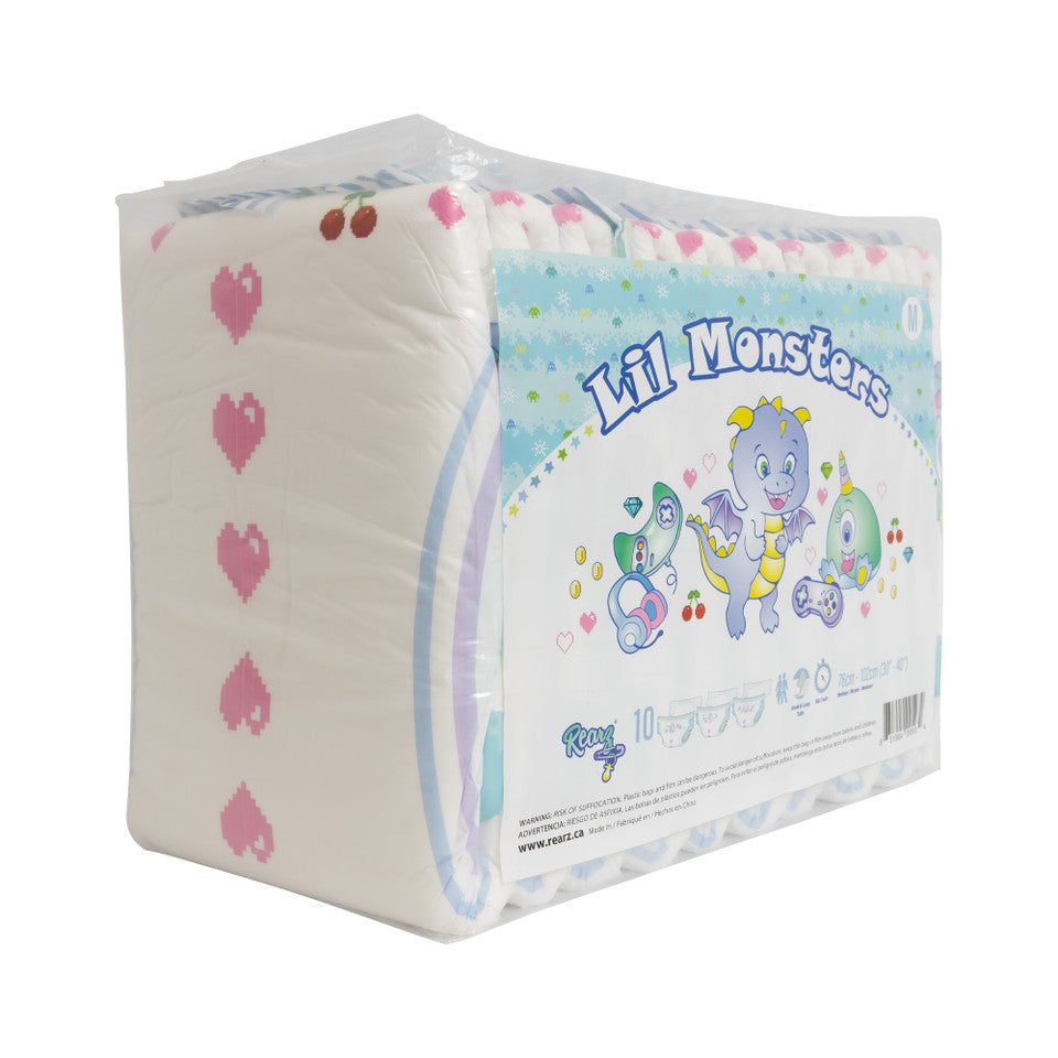 NEW: Rearz Lil' Monsters Retro Adult Diapers