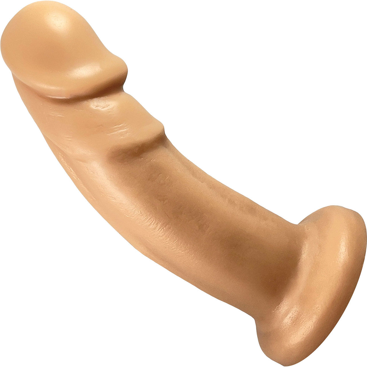 The left side of the vanilla Maverick Vixskin Dildo.