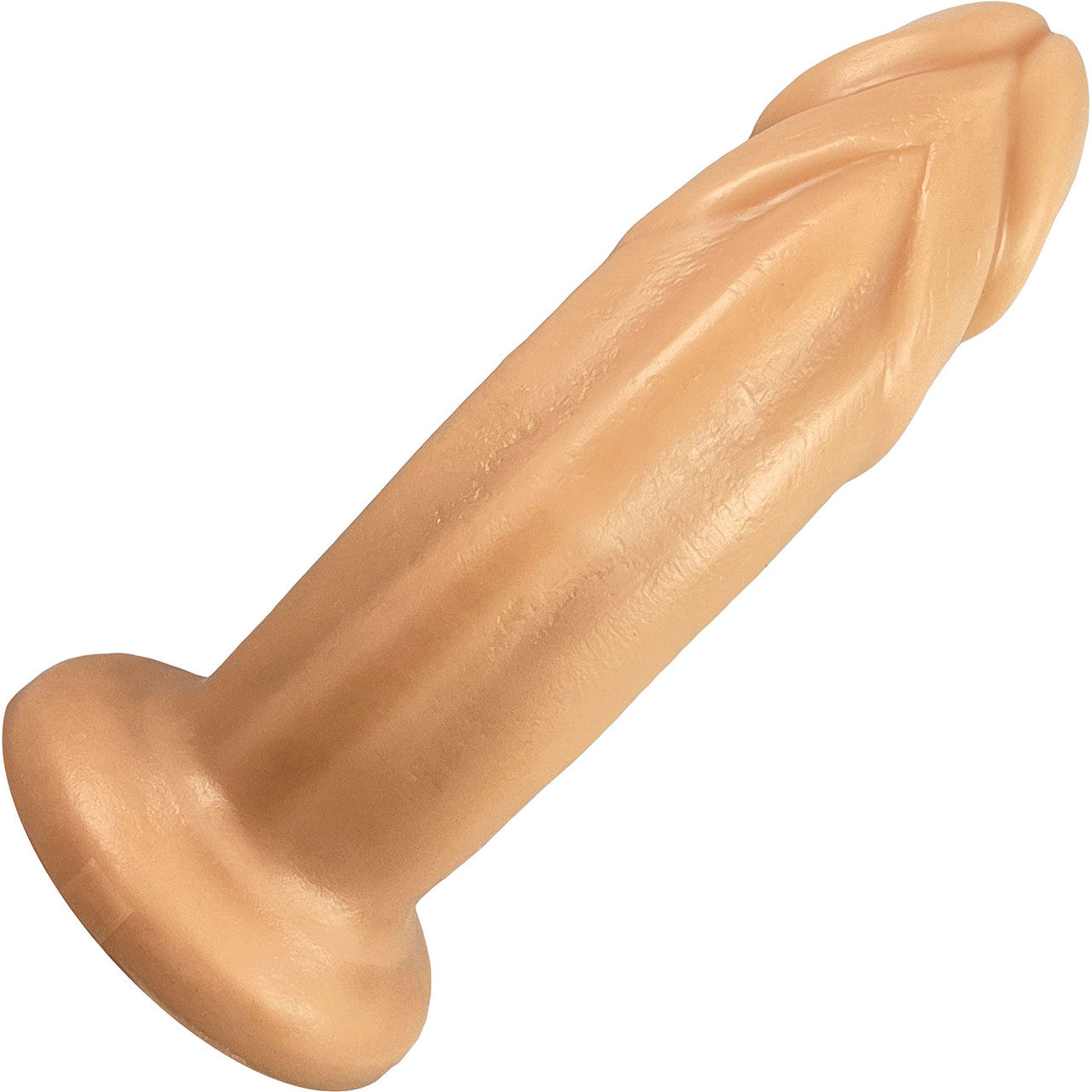 The back of the vanilla Maverick Vixskin Dildo.