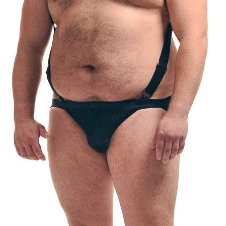 Sport Mesh Jockstrap on model front view