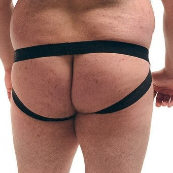 Sport Mesh Jockstrap rear view on model