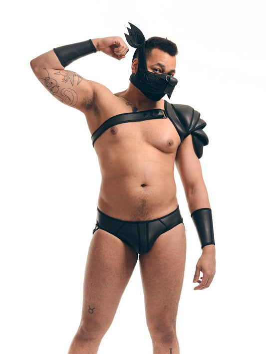 Neoprene Gladiator Harness front full view