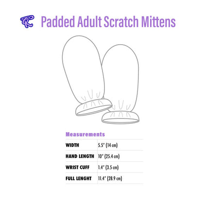 Padded Scratch Mittens