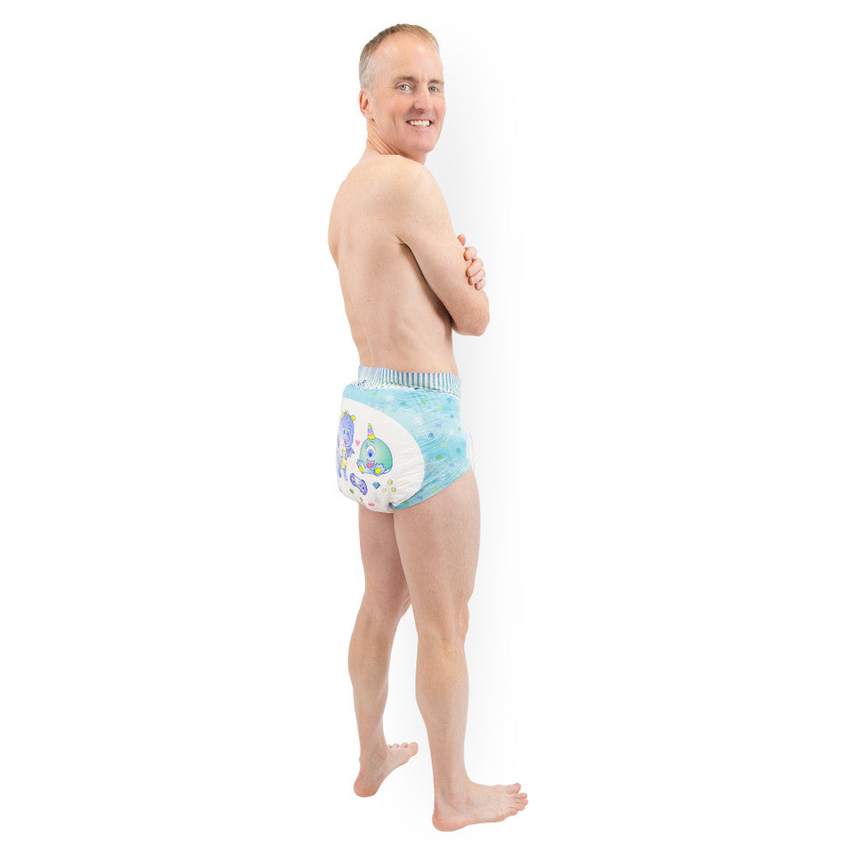 NEW: Rearz Lil' Monsters Retro Adult Diapers