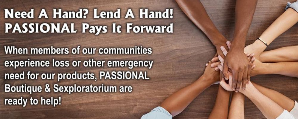 Need a hand lend a hand Passional Pay it Forward helps members of our communities experience loss or other emergencies