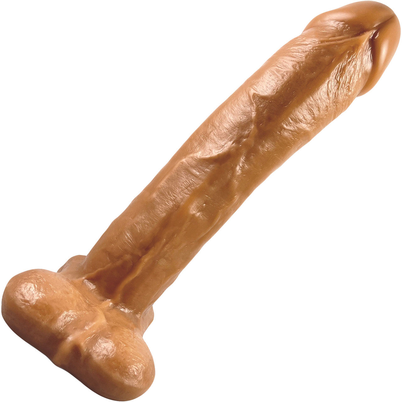 The front of the vanilla Outlaw Vixskin Dildo.