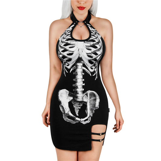 Skeleton  Babe Bodycon Dress