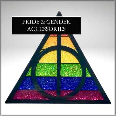triangle rainbow pin