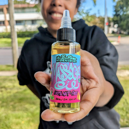 Body Work and Massage Oil  Sunflower X Grapeseed w Red Raspberry Seed Oil (Nut Free)