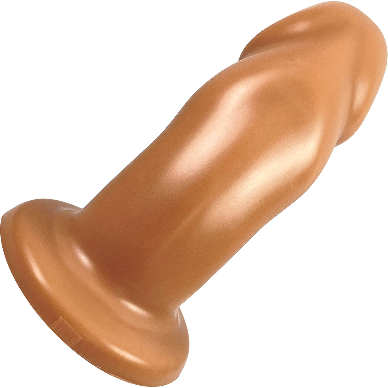 The back of the caramel Randy Vixskin Dildo.