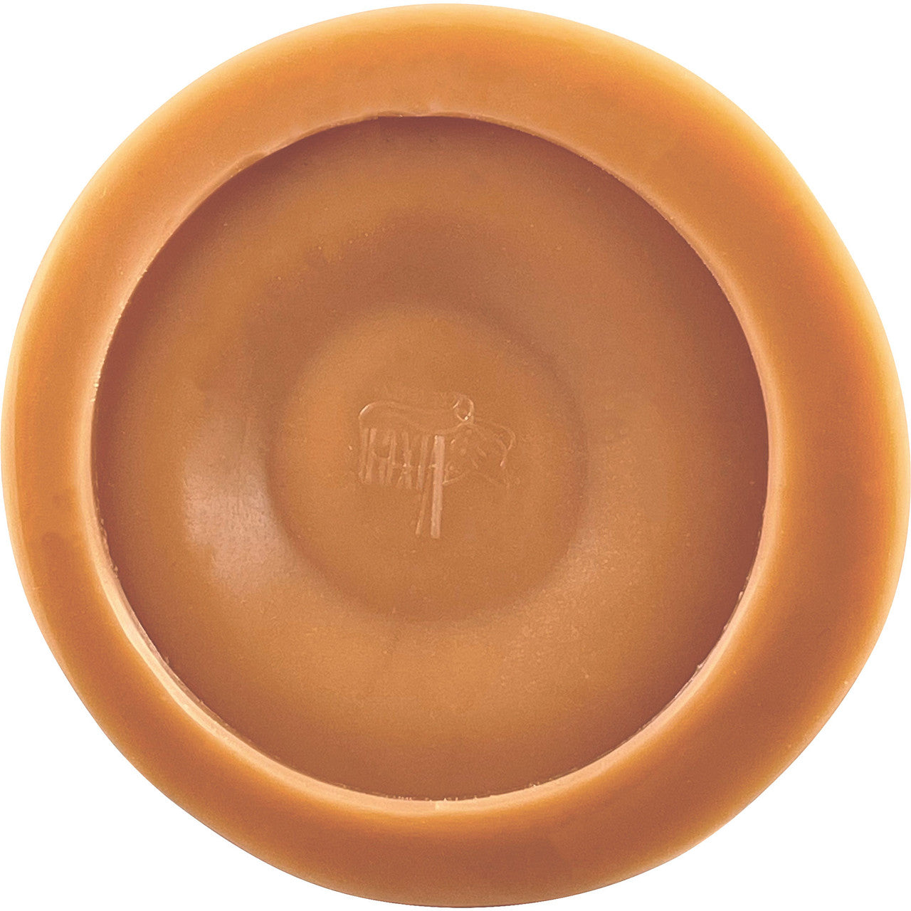 The base of the caramel Randy Vixskin Dildo.