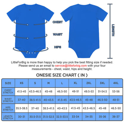 Relaxed Fit Basic Onesie Size Chart