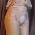 Men Sissy Crossdress Underwear Sexy Lace Transgender Panties Hiding Gaff Panties Shaping