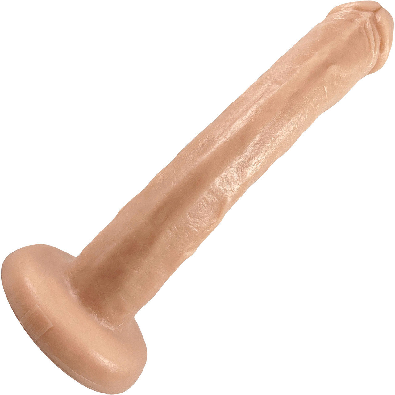 The back of the vanilla Slim Vixskin Dildo.