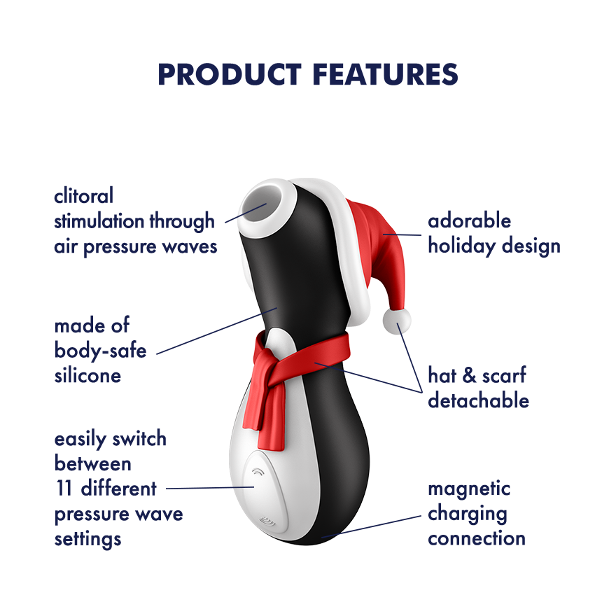 Satisfyer Penguin Air Pulse (Holiday Edition)