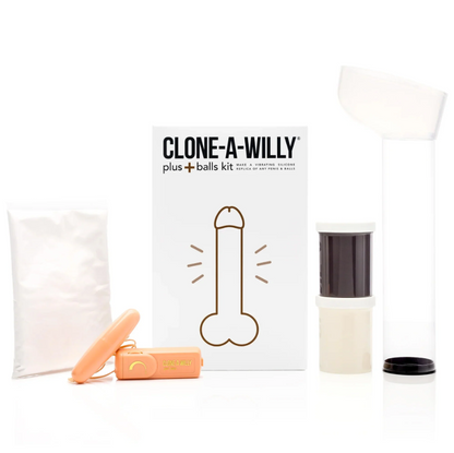 Clone A Willy Plus Balls Kit Vibrating Silicone Dildo Kit