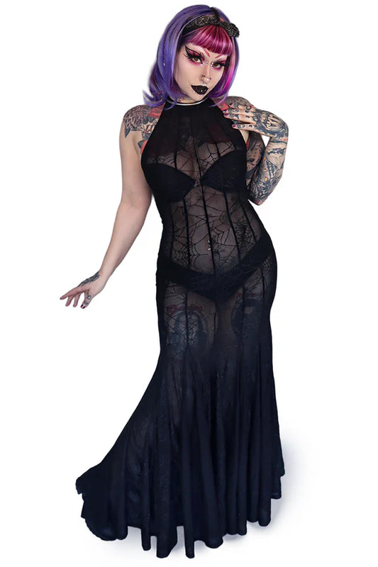 Spinnerette Maxi Dress