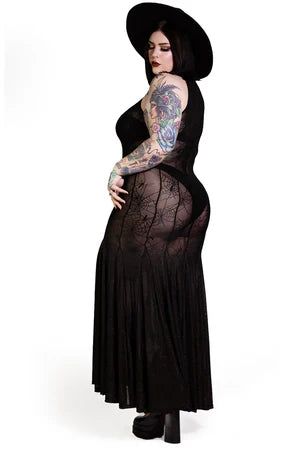 Spinnerette Maxi Dress