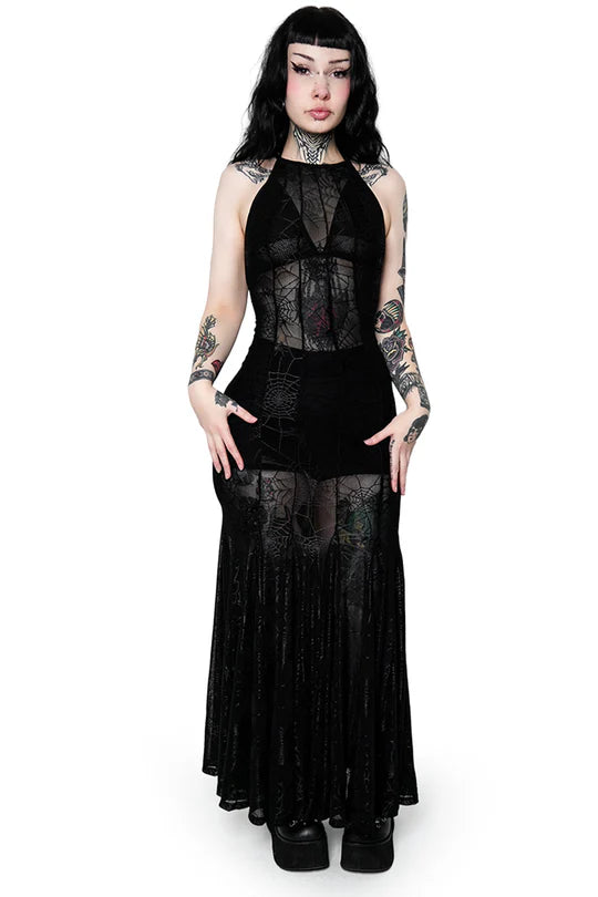 Spinnerette Maxi Dress