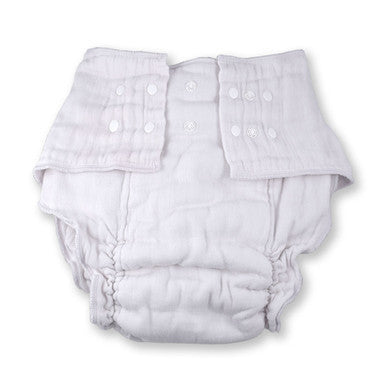 White Cotton Cloth Diaper