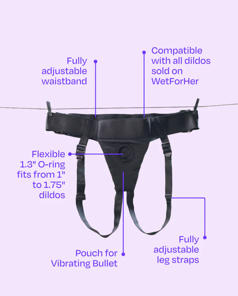 Jock-Style Adjustable Strap-On Harness