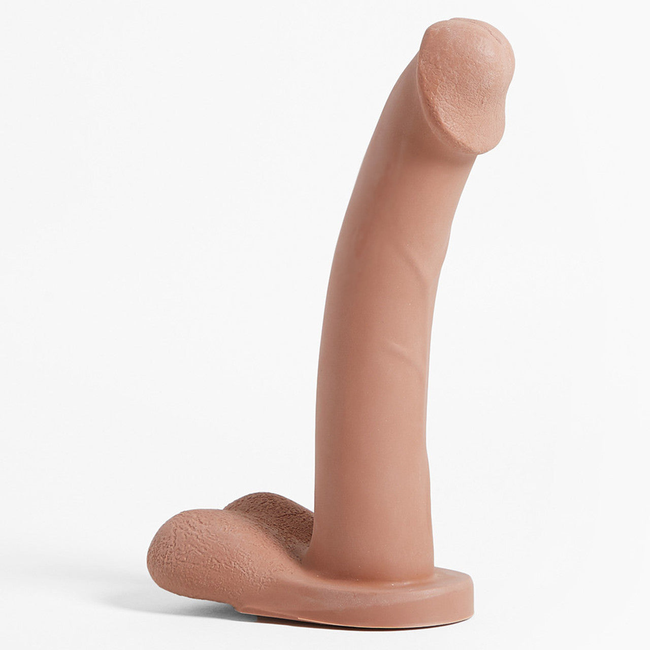 The light Admiral Dual Density Dildo standing upright.