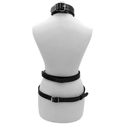 Leather Body Harness with Choker